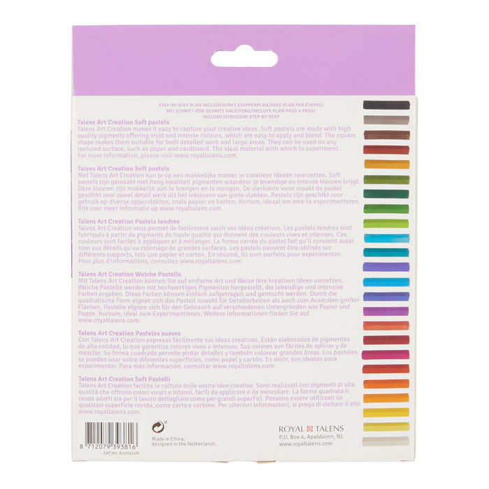 Talens Art Creation Set de Pasteles Suaves de 24 Colores